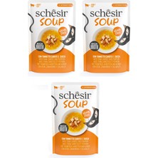 Schesir Soup Ton Balıklı ve Balkabaklı Yetişkin Kedi Çorbası Pouch 40 Gr. x 3 Adet