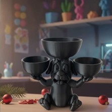 3D Boyuthane Dekoratif Çok Amaçlı Kase & Sunum Figürü