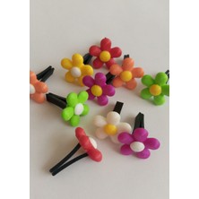 Mekteplim 6 Adet Renkli Araba Klima Süsü, Papatya Çiçeği, Torpido Araç Içi Aksesuar