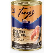Tugz Somonlu Yetişkin Yaş Kedi Maması 400 Gram
