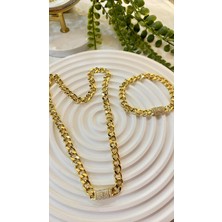 Vıp 14K Monaco Gurmet Model Xuping Kolye ve Bileklik Seti