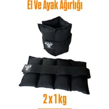 Feyza Design El ve Ayak Bileği Ağırlık Seti, 2X1KG, Dayanıklı ve Kullanışlı Ürün