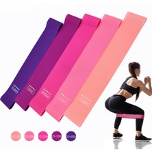 Feyza Design 5'li Pilates ve Aerobik Egzersiz Bandı Seti, Esneklik ve Güç Kazanın