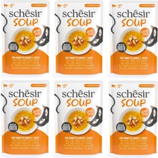 Schesir Soup Ton Balıklı ve Balkabaklı Yetişkin Kedi Çorbası Pouch 40 Gr. x 6 Adet