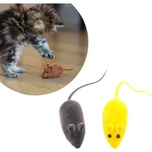 Vice Avm 2li Evcil Hayvan Eğitim Sevimli Elastik Kedi Fare Yakalama İnteraktif Sesli Eğitim Oyuncağı (4915) GO-53-vice/(1395) 02836