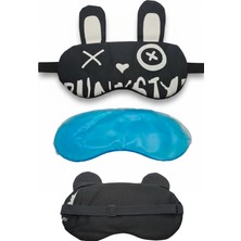 Neesa Soğuk Jelli Kırışıklık Karşıtı Işık Önleyici Unisex Yıkanabilir Uyku Maskesi Uyku Gözlüğü Göz Bandı