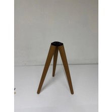 Hamadex Dayanıklı Kahve Sert Plastik Sehpa Ayağı 40 cm (3 Adet + Vidalar) | Bahçe, Balkon, Ic Mekan