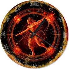 PremiumPort Şekilli Mızraklı Savaşçı Duvar Saati, Şıklık ve Fonksiyonellik Sunar