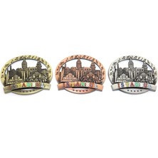 Eco Lounge Istanbul Temalı Metal Magnet Yuvarlak Tasarım