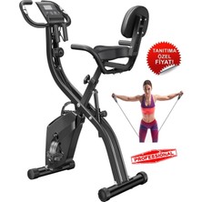 Feyza Design Çok Fonksiyonlu Katlanabilir Manyetik Kondisyon Bisikleti Ev Egzersizi Için