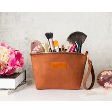 Eco Lounge Luna Kadın Seyahat Kozmetik Bakım Makyaj Çantası Organizer Tan Rengi