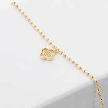 Zuum Premium Seri Zirkon Taşlı 14K Marka Bileklik