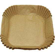 Vice Avm AİR FRYER 50 PARÇA  KARE - 16X4.5CM KAĞIT PİŞİRME KALIBI (4915) GO-53-vice/(1395) 02781