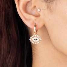 Xuping Xupıng Özel Seri 18K Tasarım Zirkon Taşlı Göz Detay Küpe