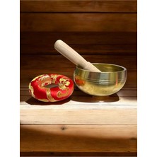 Feyza Design El Yapımı Meditasyon Kasesi ve Tibet Çan Seti, Huzur ve Denge Sağlar