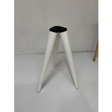 Hamadex 48 cm Beyaz Sert Plastik Sehpa Ayağı (3 Adet + Bağlantı Aparatları) | Bahce, Balkon Iç-Dış Mekan Dayanıklı