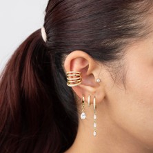 Zuum Özel Seri Çoklu Görünüm 14 K Kıkırdak Küpe