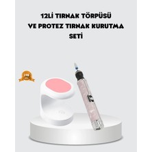 VeraGlobe Buğz 20.000 Rpm Tırnak Matkabı + Mini LED Oje Kurutma Cihazı Seti