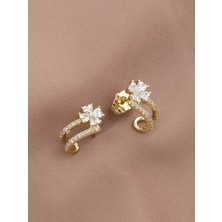 Xuping Xupıng Özel Seri 14K Tasarım Zirkon Taşlı Küpe