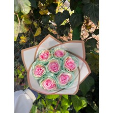 Kashpanya Renkli Solmayan Gül Buketi