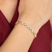 Xuping Xupıng Özel Seri 14K Tasarım Zincir Bileklik