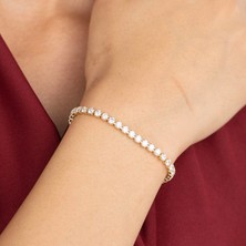 Xuping Xupıng Premium Seri 14K Su Yolu Bileklik