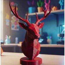 3D Boyuthane Asil Geyik – Dekoratif Büst