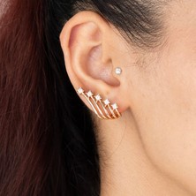 Xuping Xupıng Özel Seri 18K Tasarım Zirkon Taşlı Çoklu Görünüm Küpe