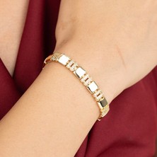 Xuping Xupıng 14K Tasarım Zincir Bileklik