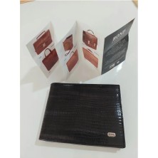 Bond Non Koyu Kahverengi Deri Italian Erkek Cüzdan