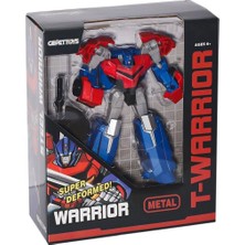 VeraGlobe Buğz LJ1652 Metal Gövdeli Dönüşebilen Robot -Gepettoys