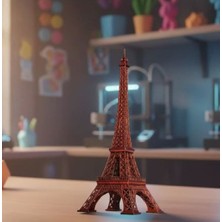3D Boyuthane Paris Zarafeti – Dekoratif Kule Figürü