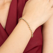 Xuping Xupıng Özel Seri 14K Sıralı Topçuk Detay Bileklik