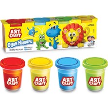 VeraGlobe Buğz 03281 Art Craft 4'lü Oyun Hamuru 488 gr