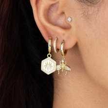 XUPING ÖZEL SERİ 3LÜ SET ARI ÇELİK KÜPE