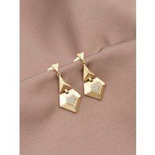 Xuping Xupıng Özel Seri 14K Tasarım Zirkon Taşlı Küpe