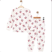 Kız Çocuk Pijama Takımı Kirazlı