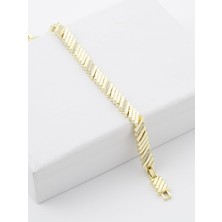 Zuum Premium Seri 14K Tasarım Zincir Bileklik