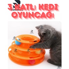 Romingo Kedi Oyuncağı 3 Katlı Kedi Oyuncağı  Kedinizin Yeni Favorisi! Interaktif Kedi Oyuncağı Kedi Oyuncağı