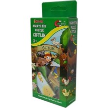 VeraGlobe Buğz 1345 Manyetik Çiftlik Puzzle