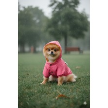 Patilemece Fuşya Su Itici Içi Yumuşak Wellsoft Kumaşdan Kedi Köpek Montu