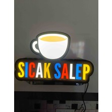 Kamer Neon LED Işıklı Salep