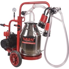 Vesa Süt Sağma Makinası Tek Sağım Krom Kazan