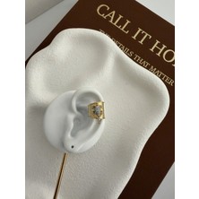 Theory Jewelry Tartaruga Kıkırdak Küpe