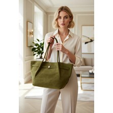 Benerly Kadın Midi Omuz Çantası Yumuşak Formlu Ayarlanabilir Askılı Geniş Iç Hacimli Günlük Kullanım