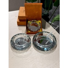 Roykıng Royking Kristal Küllük Küçük Boy Şeffaf  YV-456