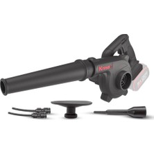Braventa Collection Kress KUF30.9 20VOLT Profesyonel Devir Ayarlı Üfleyici + 5 Parça Aksesuar (Akü Dahil Değildir)