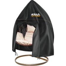 Braventa Collection Haegs Bahçe Salıncağı Örtüsü, Rattan Salıncak Koltuk Koruma Kılıfı Brandası, Hamak Sandalye Dış Meka