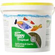 Braventa Collection Floppy Tropıcal Spırulına&garlıc Granulat 3kg Kova