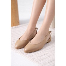 ModaFrato Lunessa Kadın Babet Sandalet Yazlık Ayakkabı Sivri Burun Günlük Babet